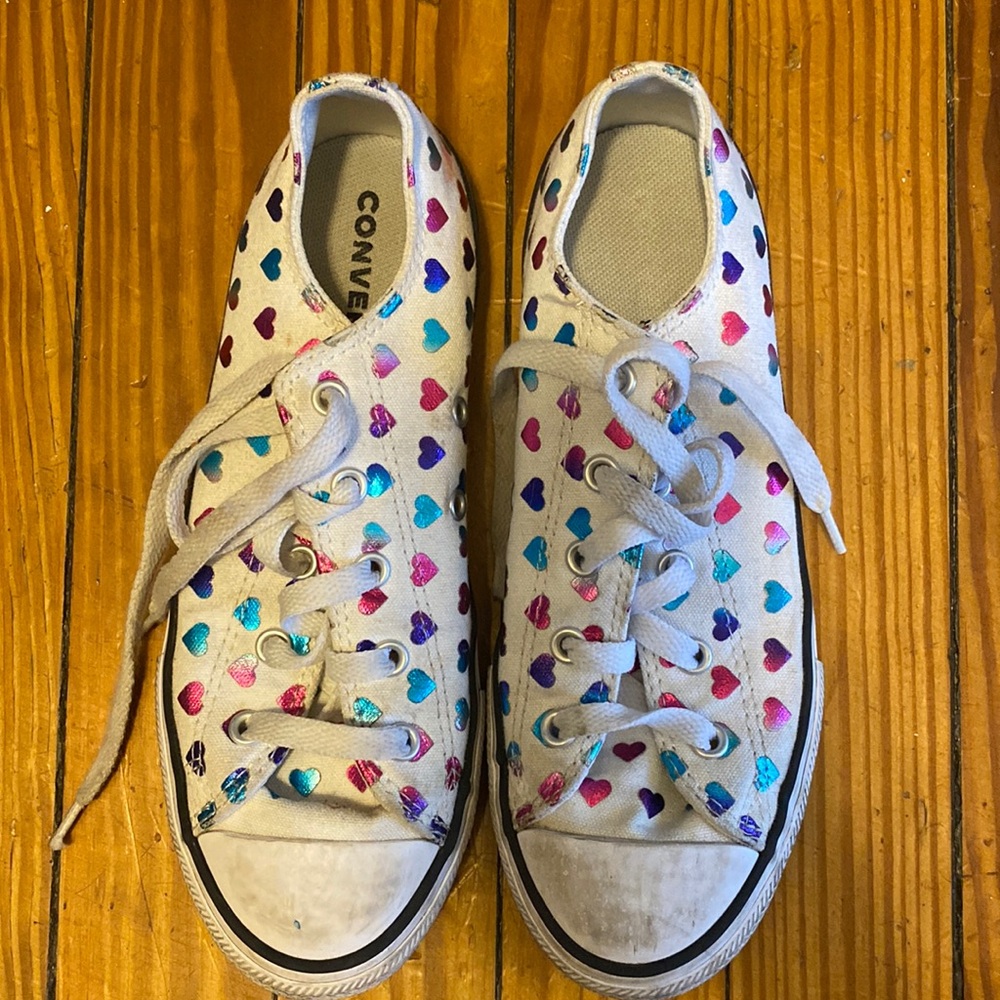 Converse Girls Size 3 multicolor sneaker